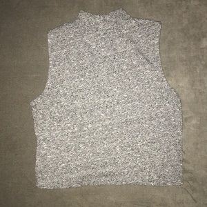 Pimkle gray turtleneck tank size small